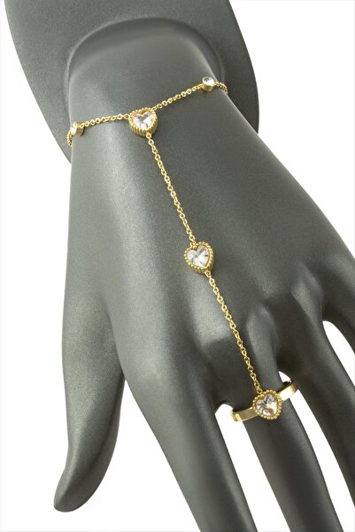 FREEDOM STOREE Heart Zircon Stone Luxury Steel Shahmeran