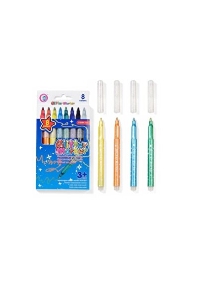 NO BRAND Σετ Μαρκαδόρων, 8 Τεμάχια, Πολύχρωμο