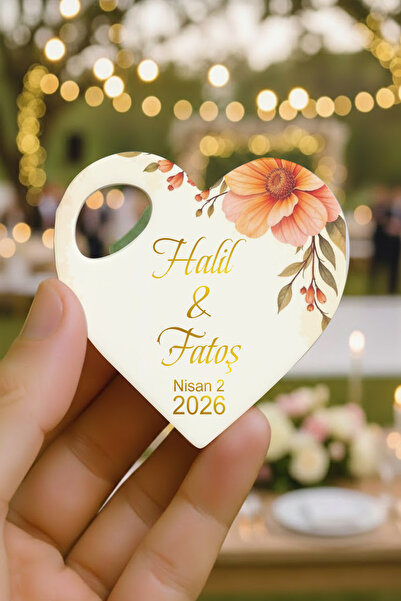 levon tekstil Kişiye özel açacak Magnet (20 ADET) Özel tasarım Magnet - Nişan...