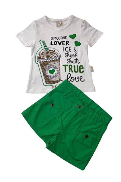 GENERAL طقم بناتي تيشيرت مع بنطلون - من 3 إلى 6 سنة