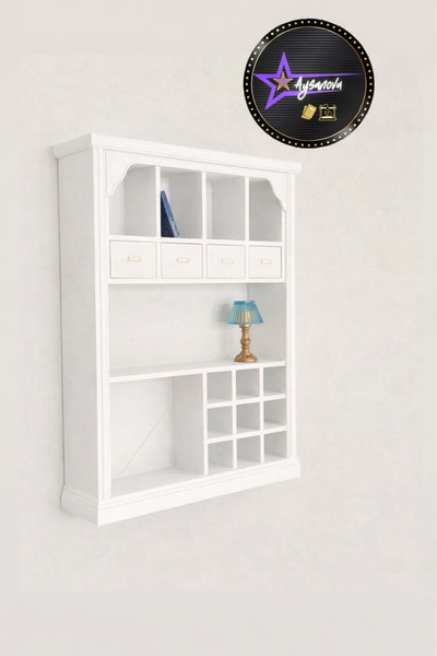 aysanova Mini Bookshelf Wall Mounted Book Rack |   Decorative |   Tabletop Sm...