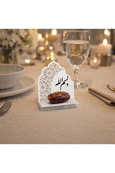 YAZAL3D Hurma Sunumluğu 6-Piece Set – Ramadan Table Decoration – Tabletop Ift...