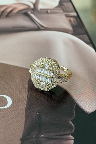 Trendy Butik Baget Stone Vip Ring