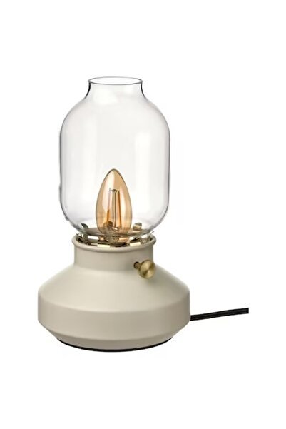 OEM Lampă de masă din oțel, intensitate reglabilă, bej, 25 cm, 6W, E14