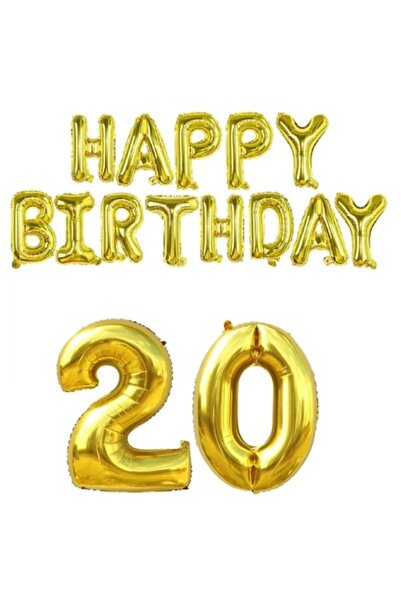 It's Party Time Birthday Balloon Set 20 + Happy Birthday