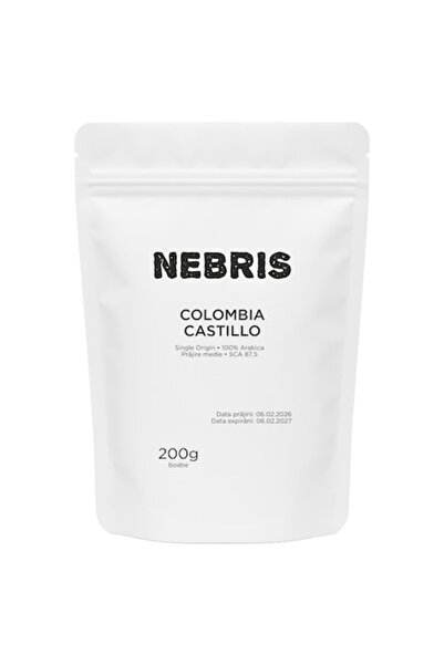 Coffee Freshly roasted specialty coffee Colombia Castillo, NEBRIS, beans, 200...