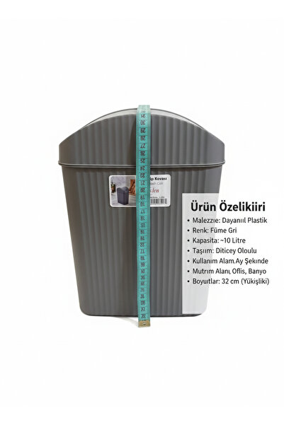 Lider MAGNESİA Trash Bin 6.70 Lt