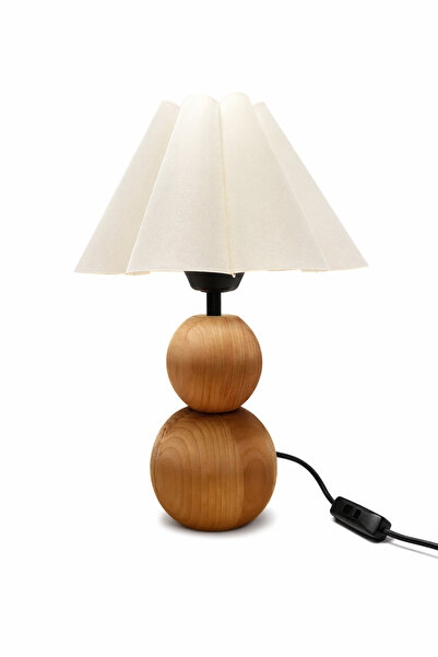 nijiartdesign غطاء مصباح زخرفي من الخشب الطبيعي على الطراز البوهيمي مع قاعدة ...