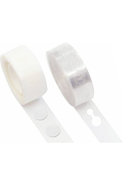 It's Party Time Комплект от 2 - 100 точки лепяща лента за балони и 5 м пластм...