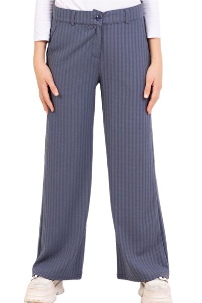BAGLAN Girl's Wave Patterned Palazzo Trousers Bgl-St05213