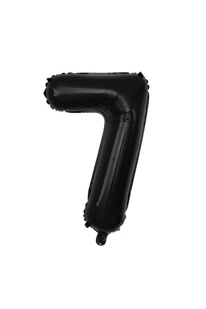 OEM Foil Balloon Number 7, 100cm, Black