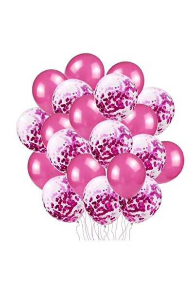 Shop Carnaval Set de 20 de baloane din latex pentru petrecere, roz