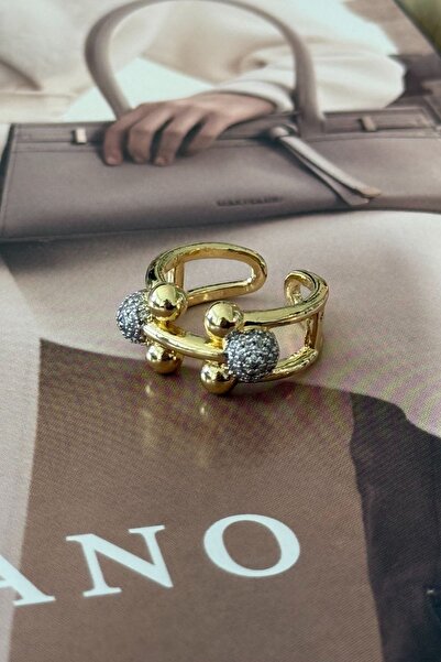 Trendy Butik Two-tone vip ring