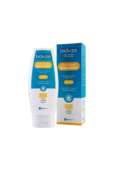 Leyaton Bidoze Hand and Nail Care Cream 100 ml |   Keratin and Vitamin E Supp...