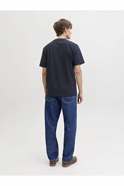 Jack & Jones تي شيرت رجالي باللون الأزرق الداكن Jprblatyler Ss 12292383-Nightsky