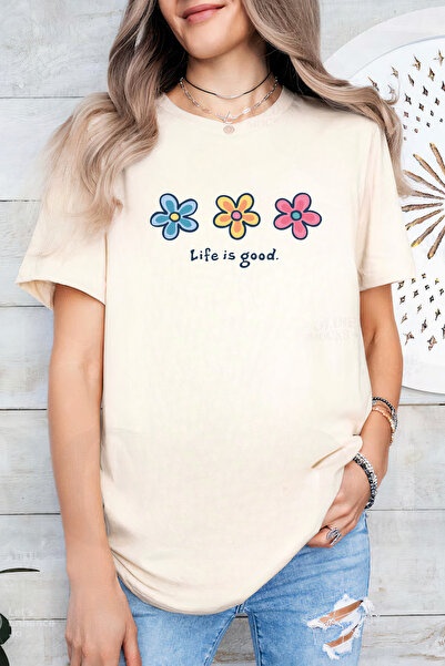 Sarah's Boutique Women's T-shirt – 100% cotton – "Life is Good"