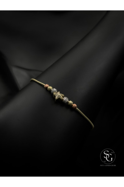 Store Dorika Yıldız Bileklik 925 Ayar Gümüş