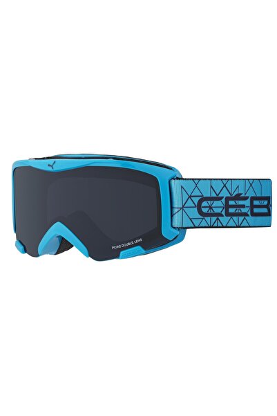 Cebe Bionic Young Blue & Cyan Grey Ultra Black Cat.3 Ski Goggles Cbg118 Cb.04...