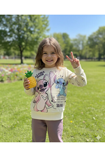 Dastini Stitch Character Girls' Tracksuit Set