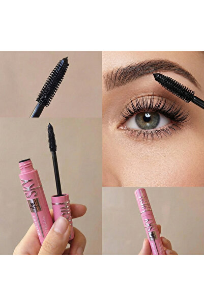 RP Royal Paris Cosmetic ماسكارا سوداء ذات تأثير فائق الحجم وطويل الأمد - فرشا...