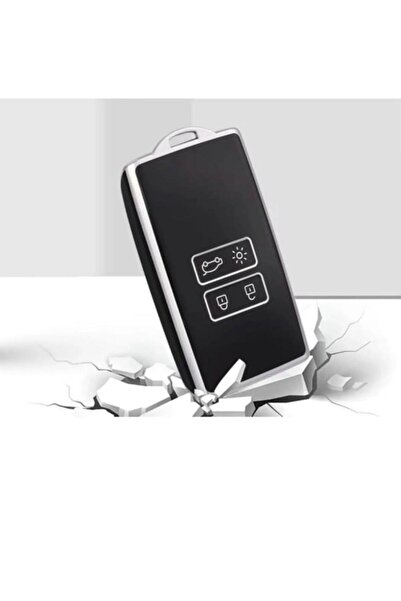 ÖZEN KEYS Renault Megane 4 Koleos Kadjar Kart Siyah-gümüş Oto Anahtar Kumanda...