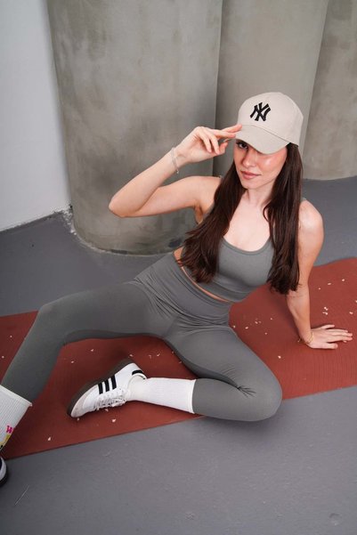 Disela Ribbed Tummy Control Aura Soft Leggings