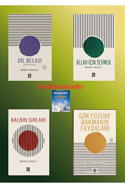 Nesil Yayınları Dil Belası/Allah İçin Sevmek/Kalbin Sırları/Gökyüzüne Bakmanı...
