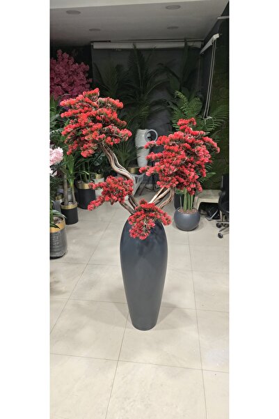 İremÇiçekçilik Bonsai yapay ağaç bonzai kırmızı
