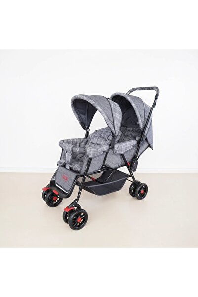 COMPLEX Two-seater stroller - lightweight and sturdy with full sun and rain p...