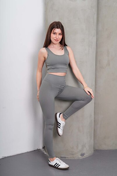 Disela Ribbed Tummy Control Aura Soft Leggings