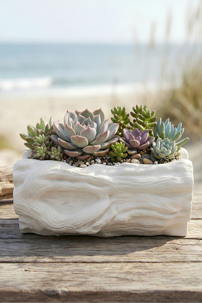 Elizovi وعاء زهور وحامل شموع بتصميم طبيعي بسيط للديكور المنزلي |   صندوق تخزي...