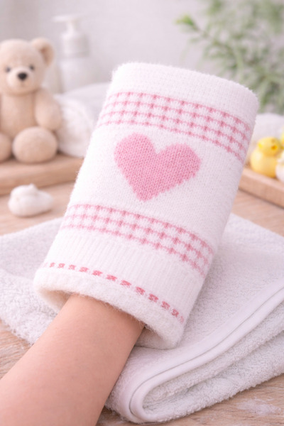 ANUK GRUP Yumuşak Bebek Banyo Lifi Bebek Kesesi – Yenidoğan Uyumlu