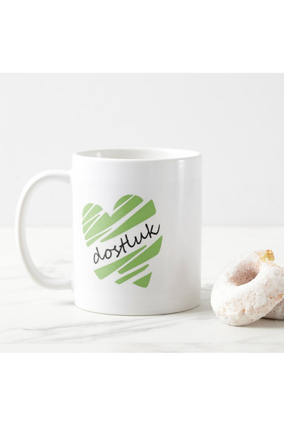 tpkitapevi Friendship Themed Porcelain Mug