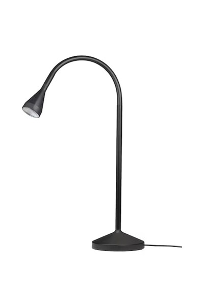 OEM Steel Desk Lamp with Integrated LED, Black, 52 cm, 1.9W