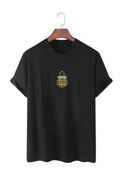 Elvellon Arjantin Milli Futbol Takımı Logolu Minimal Tasarım Unisex Oversize ...