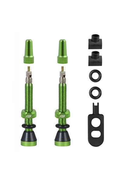 Force Set Valve Tubeless 2xFv 44mm Verzi