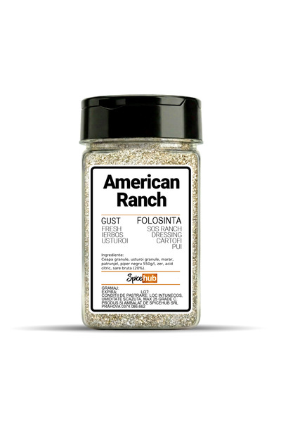 Spicehub Mix sos American Ranch, condiment premium pentru sos Ranch, cartofi,...