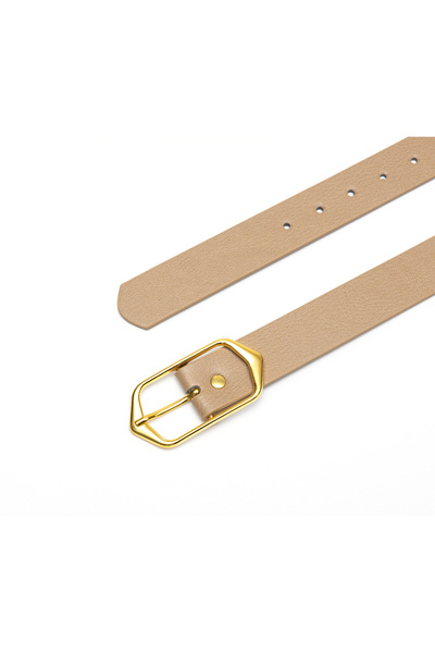 marisha Women's Gold Buckle Belt Casual Combination Pants Dress Belt