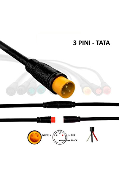 OEM Mufa rezistenta la apa 8 mm 3 pini - M