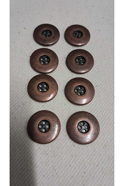 ILCARE Sari Antikeski̇tme Coated Metal Button 35 Size 20 mm 6 Pieces