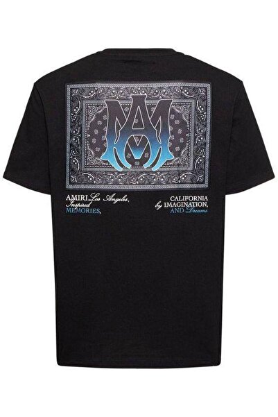 CLASSY.MODA تي شيرت مطبوع كبير الحجم باللون الأسود للجنسين، ملابس الشارع، تصم...