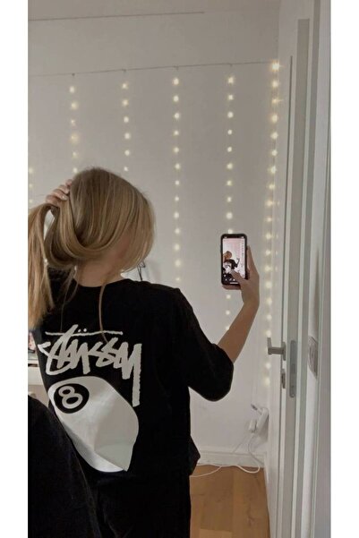 CLASSY.MODA Unisex Black Color Oversize Printed T-Shirt Streetwear Comfortabl...