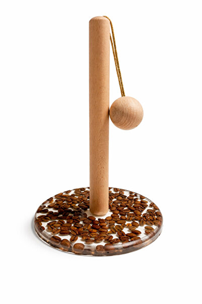 nijiartdesign Decorative Wooden Paper Towel Holder – 6 Models with Epoxy Base...