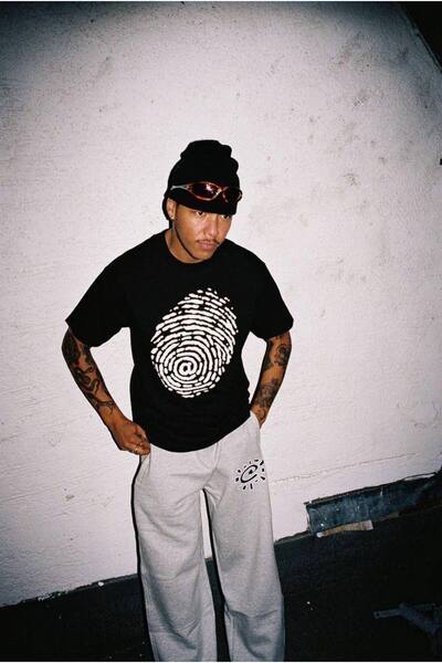 CLASSY.MODA Unisex Μαύρο Μπλουζάκι με στάμπα Oversize Streetwear Άνετη εφαρμο...