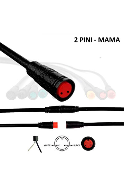 OEM Mufa rezistenta la apa 8 mm 2 pini - F