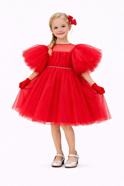 ümitteks iş ve okul kıyafetleri 23 Nisan Kız Çocuk Gösteri Elbiseleri Sahneye...