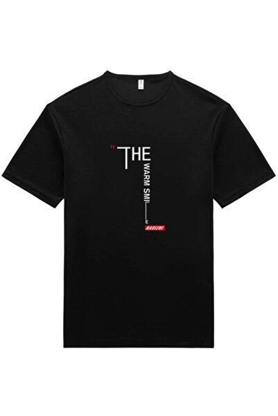 CLASSY.MODA Unisex Black Color Oversize Printed T-Shirt Streetwear Comfortabl...