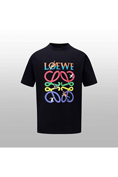 CLASSY.MODA Unisex Black Color Oversize Printed T-Shirt Streetwear Comfortabl...