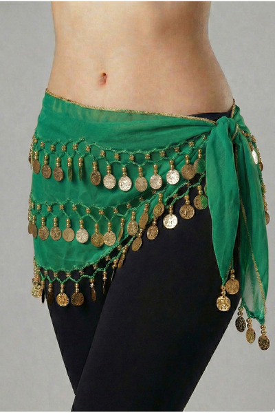 Massaltay Kadın Şakira Kemeri Yüksek Kalite Yoğun İşlemeli Oryantal Dans Keme...