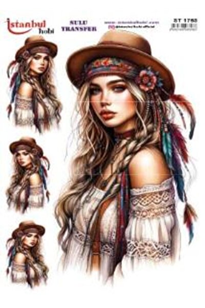 İstanbul Hobi Water Transfer Paper 25X35Cm St-1763